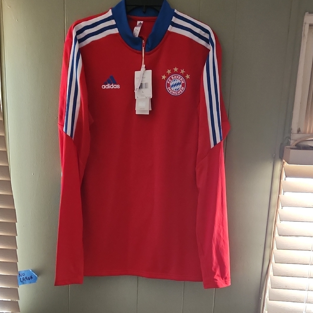 Adidas Red and Blue Soccer Jersey